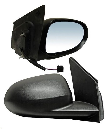 [018-0904-00] ESPEJO DG CALIBER 07-12 ELECTRICO NEGRO 3 PINES UPTOWN/SRT4/HEAT/SXT/EXPRESS/RT/SE DER
