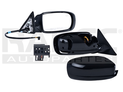[018-0906-12] ESPEJO DG CHARGER 11-21 ELECTRICO P/PINTAR 3 PINES V/DAYTONA/PURSUIT/RT/SXT/SE/SRT V6/V8 6/8 CILINDROS 3.6/5.7/6.0L 4 PUERTAS DER