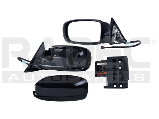 [018-0906-13] ESPEJO DG CHARGER 11-21 ELECTRICO P/PINTAR 3 PINES V/DAYTONA/PURSUIT/RT/SXT/SE/SRT V6/V8 6/8 CILINDROS 3.6/5.7/6.0L 4 PUERTAS IZQ