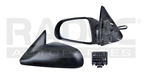 [018-0907-15] ESPEJO DG DAKOTA 05-07 ELECTRICO CORRUGADO 3 PINES TRX/SPORT/XLS/DUROCROSS/LS/LONE STAR/TRX4/BIG HORN/LARAMIE/SLT/ST/SXT/SE IZQ