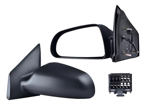 [018-0908-01] ESPEJO DG DURANGO 04-09 ELECTRICO CORRUGADO 3 PINES ADVENTURER/LIMITED/SLT/ST/SXT/SE IZQ