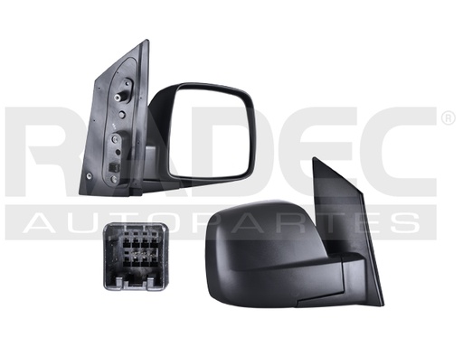 [018-0910-08] ESPEJO DG H-100 VAN 10-13 ELECTRICO CORRUGADO 3 PINES DER