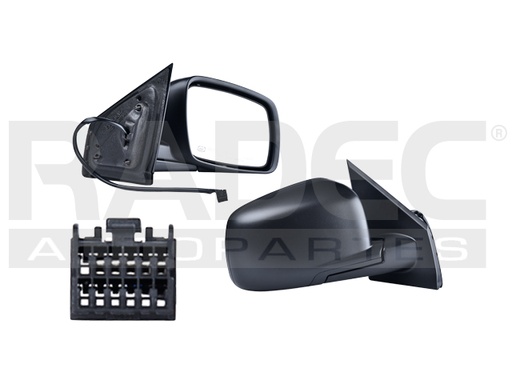 [018-0911-00] ESPEJO DG JOURNEY 09-15 ELECTRICO C/DESEMPANANTE CORRUGADO 5 PINES PREMIUM/AVP/CROSSROAD/RT SPORT/RT RALLYE/SE PLUS/SE SPORT/SXT/ CREW SPORT/EXPRESS/LUX L4/V6 2.4/3.5/3.6 L DER