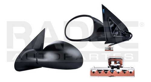 [018-0912-01] ESPEJO DG NEON 00-05 ELECTRICO MAN/ABATIBLE NEGRO HIGH/ACR/ES/LX/BASE/RT/SE L4 4CILINDROS 2.0L 4 PUERTAS IZQ