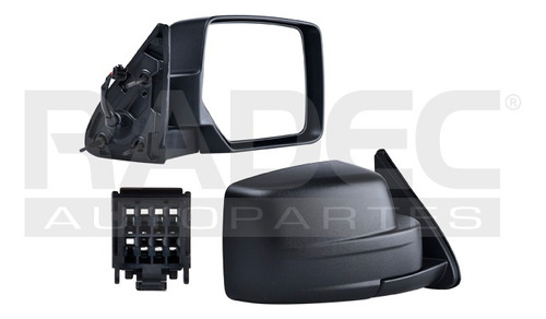 [018-0914-00] ESPEJO DG NITRO 07-11 ELECTRICO CORRUGADO 3 PINES MTX/ATX/SHOCK/DETONATOR/HEAT/SLT/BASE/SXT/RT/SE V6 6CILINDROS 3.7/4.0L 4 PUERTAS DER