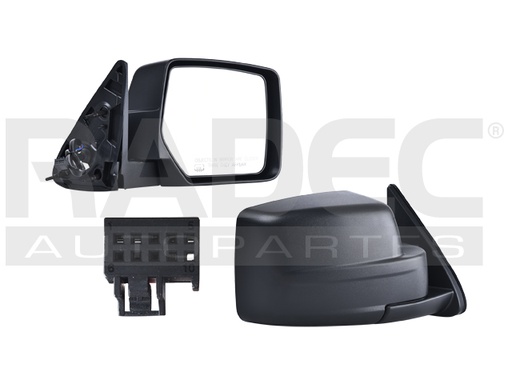 [018-0914-02] ESPEJO DG NITRO 07-11 ELECTRICO C/DESENPANANTE CORRUGADO 5 PINES MTX/ATX/SHOCK/DETONATOR/SLT/BASE/HEAT/SXT/RT/SE V6 6CILINDROS 3.7/4.0L 4 PUERTAS DER