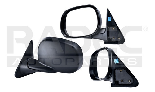 [018-0916-01] ESPEJO DG RAM 98-02 MANUAL NEGRO WS/SST/LUJO/SPORT/LARAMIE/SLT/ST/BASE/RT/1500/2500/3500 V6/V8 6/8CILINDROS 5.9/8.0L 2/4 PUERTAS IZQ
