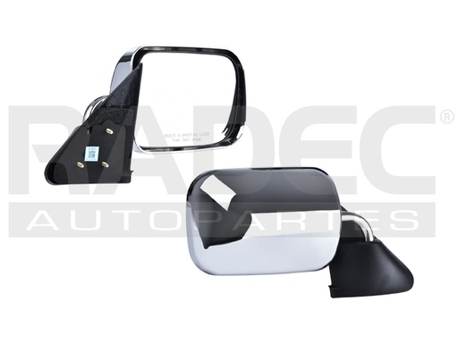 [018-0916-02] ESPEJO DG RAM 94-97 MANUAL CROMADO WS/SST/RUNNER/LUJO/LT/LIMITED/SPORT/LARAMIE/ST/BASE/1500/2500/3500 V6/V8 6/8CILINDROS 3.9/5.2L 2 PUERTAS DER