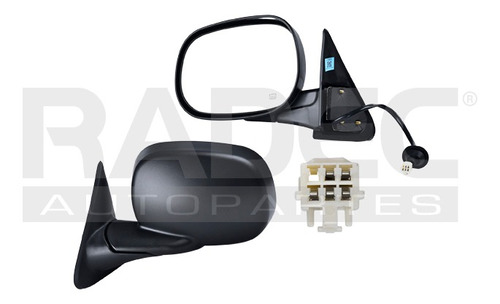 [018-0916-05] ESPEJO DG RAM 98-02 ELECTRICO C/DESENPANANTE CORRUGADO 5 PINES WS/SST/LUJO/SPORT/LARAMIE/SLT/ST/BASE/RT/1500/2500/3500 V6/V8 6/8CILINDROS 5.9/8.0L 2/4 PUERTAS IZQ