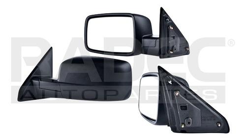 [018-0916-19] ESPEJO DG RAM 09-13 MANUAL NEGRO SPORT/BIG HORN/LARAMIE/SLT/ST/SXT/EXPRESS IZQ