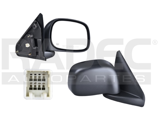 [018-0916-42] ESPEJO DG RAM 02-08 ELECTRICO C/DESEMPANANTE NEGRO 5 PINES SRT10/LARAMIE/SLT/ST DER