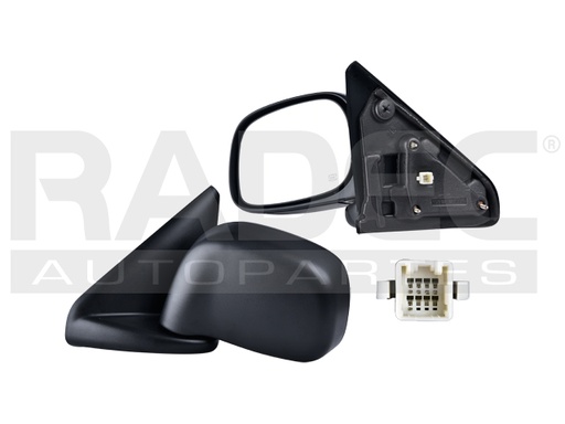 [018-0916-43] ESPEJO DG RAM 02-08 ELECTRICO C/DESEMPANANTE NEGRO 5 PINES SRT10/LARAMIE/SLT/ST IZQ