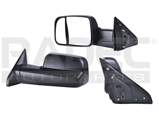 [018-0916-45] ESPEJO DG RAM 4000 09-12 MANUAL NEGRO TRADESMAN/OUTDOORSMAN/HEMI/SPORT/BIG HORN/LARAMIE/SLT/ST/EXPRESS/RT IZQ