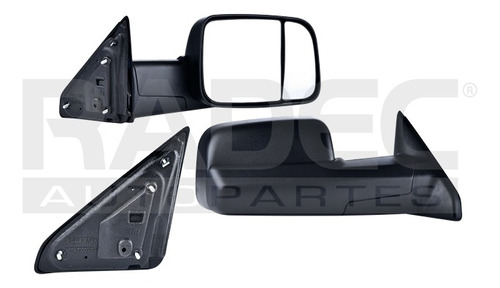 [018-0916-48] ESPEJO DG RAM 09-14 MANUAL CORRUGADO HEMI/SPORT/BIG HORN/LARAMIE/SLT/ST/SXT/EXPRESS/RT V6/V8 6/8CILINDROS 4.7/5.7/6.7L 4 PUERTAS DER