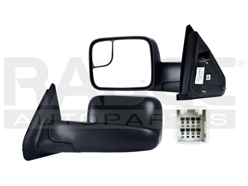 [018-0916-63] ESPEJO DG RAM 02-09 ELECTRICO C/DESENPANANTE TELESCOPICO CORRUGADO 5 PINES V/LARAMIE/SLT/ST/SXT V6/V8 6/8CILINDROS 5.7/5.9/6.7L 2/4 PUERTAS IZQ