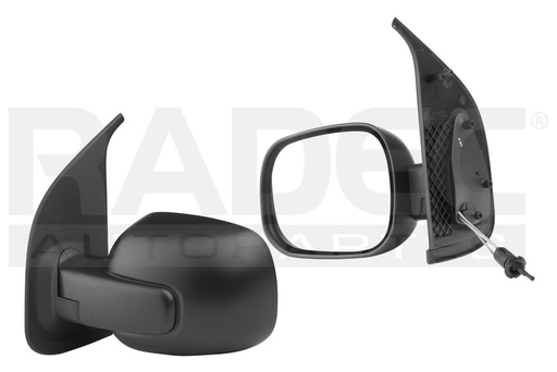[018-0916-71] ESPEJO DG RAM PROMASTER 17-20 C/CONTROL NEGRO LISO RAPID/LIKE/SPORTING/BLACKTOP/WAY L4 4 CILINDROS 1.4L 2 PUERTAS IZQ