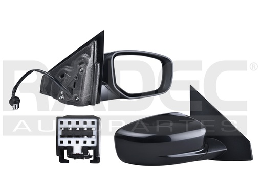 [018-0929-00] ESPEJO DG DART 13-16 ELECTRICO P/PINTAR 3 PINES LIMITED/GT/AERO/RALLYE/SXT/RT/SE L4 4CILINDROS 1.4/2.0/2.4L 4 PUERTAS DER