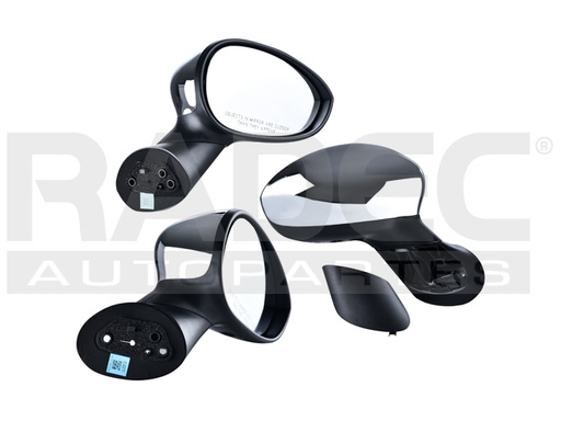 [018-1105-10] ESPEJO FT 500 09-15 ELECTRICO C/DESENPANANTE CROMADO SPORT/POP/TURBO L4 4CILINDROS 1.4L 2 PUERTAS DER