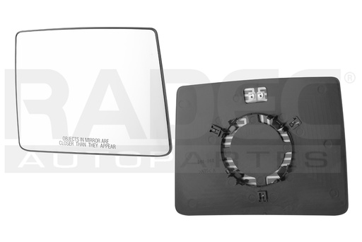[001-1215-10] LUNA ESPEJO FD F-150 04-14 C/DESENPANANTE SUPERIOR P/ESPEJO TELESCOPICO STX V6 6 CILINDROS 3.7L 2/4 PUERTAS DER