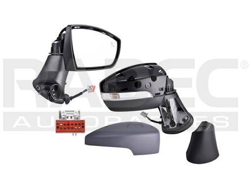 [018-1208-10] ESPEJO FD ECOSPORT 13-17 ELECTRICO C/DIRECCIONAL C/SENSOR DE APROXIIMIDAD P/PINTAR TITANIUM/TREND SPORT/IMPULSE/SE/SE SPORT/S SPORT/ SES SPORT L3/L4 3/4 CILINDROS 10/1.5/2.0L DER