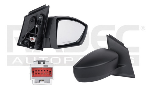 [018-1209-20] ESPEJO FD ESCAPE 13-16 ELECTRICO P/PINTAR 5 PINES TREND/TITANIUM/SEL/SE/S DER