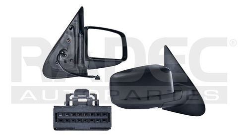 [018-1213-00] ESPEJO FD EXPEDITION 03-06 ELECTRICO C/DESENPANANTE C/LUZ NEGRO EDDIE BAUER/XLT V8 8CILINDROS 4.6/5.4L 4 PUERTAS DER