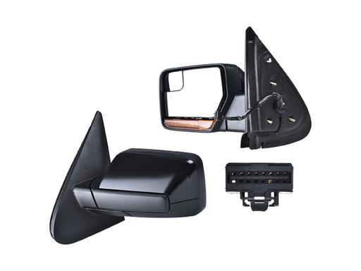 [018-1213-23] ESPEJO FD EXPEDITION 07-17 ELECTRICO C/DESENPANANTE C/DIRECCIONAL C/MEMORIA C/LUZ C/PUNTO CIEGO E/ABATIBLE P/PINTAR KING RANCH/LIMITED/BASE/XL/XLT V8 8CILINDROS 5.4L 4 PUERTAS IZQ