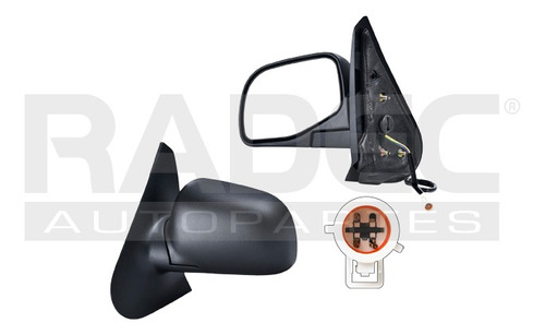 [018-1214-07] ESPEJO FD EXPLORER 01-05  ELECTRICO CORRUGADO 3 PINES SPORT TRAC/ADRENALIN/XLS/BASE/XL/XLT IZQ