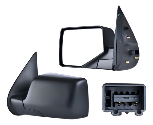 [018-1214-11] ESPEJO FD EXPLORER 06-10 ELECTRICO CORRUGADO 3 PINES LIMITED/XLS/EDDIE BAUER/XLT V6/V8 6/8CILINDROS 4.0/4.6L 4 PUERTAS IZQ