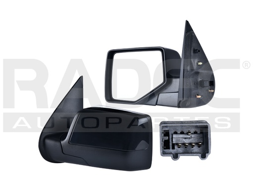 [018-1214-17] ESPEJO FD EXPLORER 06-10 ELECTRICO C/LUZ P/PINTAR LIMITED/EDDIE BAUER/XLT V6/V8 6/8CILINDROS 4.0/4.6L 4 PUERTAS IZQ