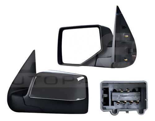 [018-1214-19] ESPEJO FD EXPLORER 06-10 ELECTRICO C/DESENPANANTE C/LUZ CROMADO LIMITED/BASE/EDDIE BAUER/XLT V6/V8 6/8CILINDROS 4.0/4.6L 4 PUERTAS IZQ