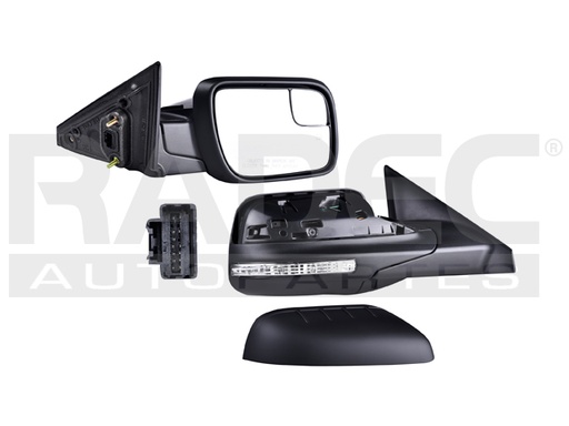 [018-1214-46] ESPEJO FD EXPLORER 11-15 ELECTRICO C/DESEMPANANTE C/DIRECCIONAL C/PUNTO CIEGO C/LUZ INFERIOR E/ABATIBLE P/PINTAR PINES LIMITED/BASE/XLT/SPORT L4/V6 4/6CILINDROS 2.0/3.5L DER