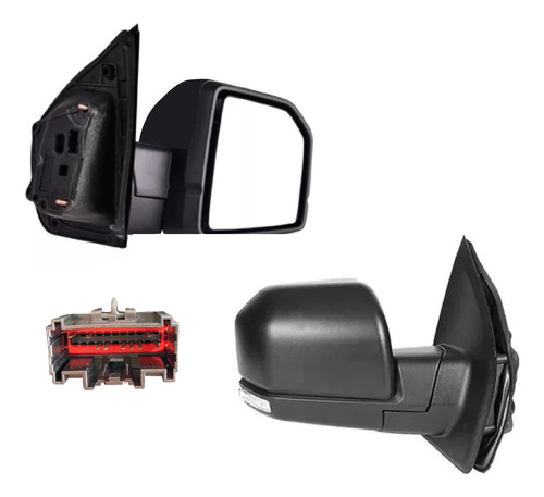 [018-1215-60] ESPEJO FD F-150 15-20 ELECTRICO C/DESENPANANTE C/DIRECCIONAL C/SENSOR DE PROXIMIDAD CORRUGADO KING RANCH/LARIAT CREW/LIMITED/PLATINUM/RAPTOR V6/V8 2.7/3.0/3.5/5.0L 2/4 PUERTAS DER
