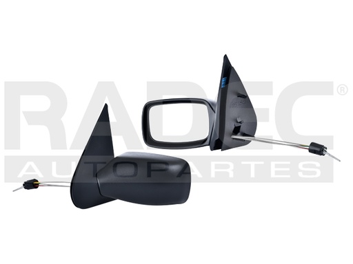 [018-1217-01] ESPEJO FD FIESTA 98-02 C/CONTROL NEGRO BASE/MID L4 4CILINDROS 1.3/1.6L 2/4 PUERTAS IZQ