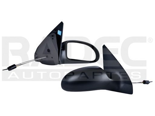 [018-1219-02] ESPEJO FD FOCUS 00-06 C/CONTROL NEGRO ZXW/ZX4/ST/SES/ZX5/ZX3/ZTS/SVT/LX/SE/S L4 4CILINDROS 2.0L 4 PUERTAS DER