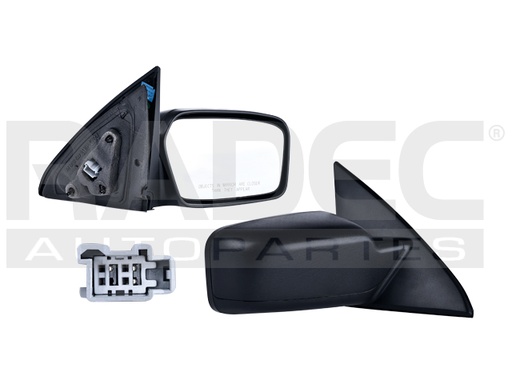 [018-1221-02] ESPEJO FD FUSION 06-11 ELECTRICO CORRUGADO 3 PINES PREMIER/HYBRID/SEL/SE/BASE/SPORT/S L4/V6 4/6CILINDROS 2.5/3.6L 4 PUERTAS DER