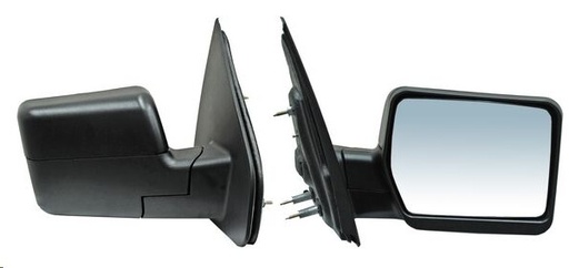 [018-1226-18] ESPEJO FD LOBO 04-08 MANUAL NEGRO LARIAT/HARLEY/FX4/FX2/PLATINUM/KING RANCH/XL/XLT/STX DER