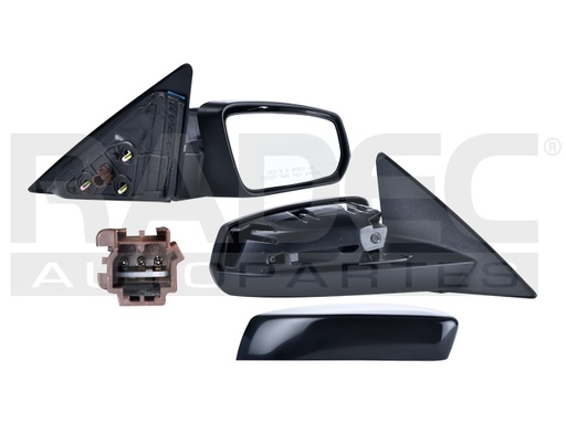 [018-1228-18] ESPEJO FD MUSTANG 10-12 ELECTRICO P/PINTAR 3 PINES BOSS/SHELBY/ST/BASE/GT V6/V8 6/8CILINDROS 3.7/4.0/4.6/5.0L 2 PUERTAS DER