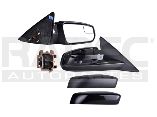 [018-1228-32] ESPEJO FD MUSTANG 10-12 ELECTRICO C/PUNTO CIEGO P/PINTAR/CORRUGADO SHELBY/ST/BASE/GT V6/V8 6/8CILINDROS 3.7/5.0/5.4L 2 PUERTAS DER