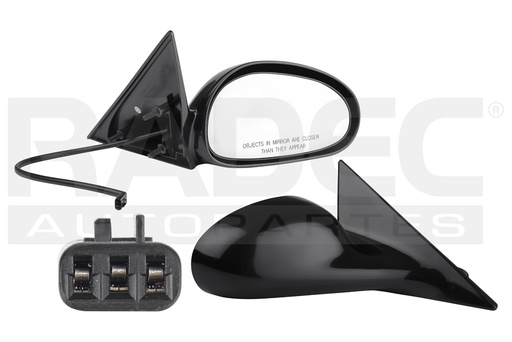[018-1228-48] ESPEJO FD MUSTANG 94-95 ELECTRICO P/PINTAR 3 PINES DER