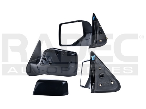 [018-1230-11] ESPEJO FD RANGER 10-12 MANUAL P/PINTAR FX4/LIMITED/BASE/XL/XLT/STX/SPORT L4/V6 4/6 CILINDROS 2.3/4.0L 2/4 PUERTAS IZQ