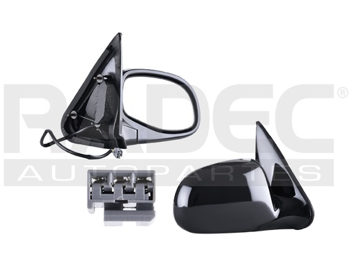 [018-1230-14] ESPEJO FD RANGER 93-97 ELECTRICO CORRUGADO 3 PINES DER