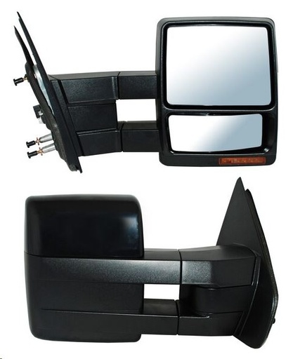 [018-1232-08] ESPEJO FD SUPER DUTY 08-16 P/PINTAR ELECTRICO C/DESEMPANANTE C/DIRECCIONAL TELESCOPICO DER