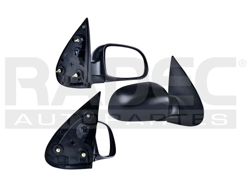 [018-1237-02] ESPEJO FD WINDSTAR 95-98 MANUAL CORRUGADO GL/LX/LIMITED/BASE V6 6CILINDROS 3.8L 3/4 PUERTAS DER