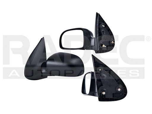 [018-1237-03] ESPEJO FD WINDSTAR 95-98 MANUAL CORRUGADO GL/LX/LIMITED/BASE V6 6CILINDROS 3.8L 3/4 PUERTAS IZQ
