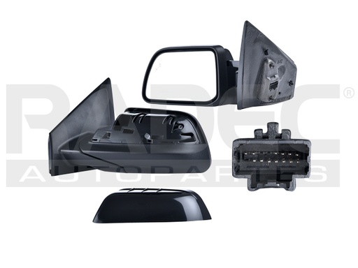 [018-1242-15] ESPEJO FD EDGE 11-14 ELECTRICO C/DESENPANANTE C/MEMORIA C/LUZ P/PINTAR SEL/SE/LIMITED/SPORT V6 6CILINDROS 3.5/3.7L 4 PUERTAS IZQ