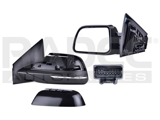 [018-1242-17] ESPEJO FD EDGE 11-14 ELECTRICO C/DESENPANANTE C/DIRECCIONAL C/MEMORIA C/LUZ P/PINTAR SEL/SE/LIMITED/SPORT V6 6CILINDROS 3.5/3.7L 4 PUERTAS IZQ