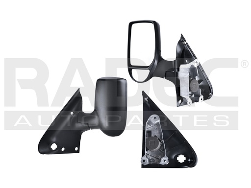 [018-1245-01] ESPEJO FD TRANSIT 08-12 MANUAL NEGRO TDCI 3.2/TDCI 2.4/2.3 16V/TDCI 2.2 IZQ