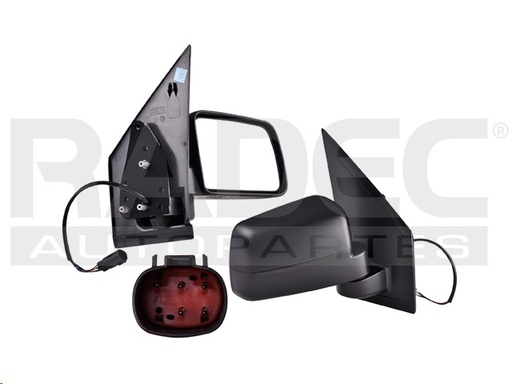 [018-1245-14] ESPEJO FD TRANSIT 07-13 ELECTRICO C/DESEMPANANTE CORRUGADO 5 PINES DER