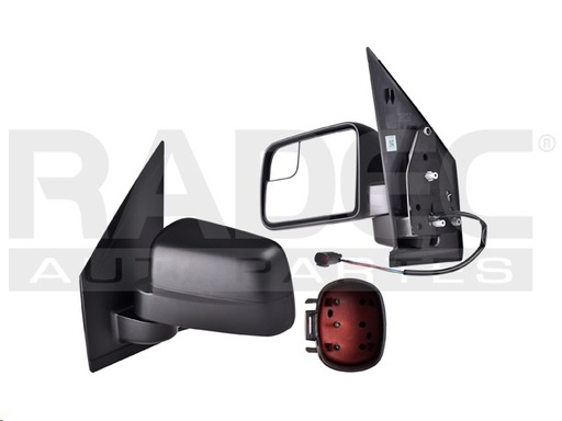 [018-1245-17] ESPEJO FD TRANSIT 07-13 ELECTRICO C/PUNTO CIEGO CORRUGADO IZQ